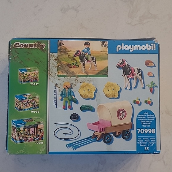 Playmobil horse and wagon - Picture 2 of 2